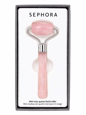 Sephora Rose Quartz Facial Roller NIB Skincare Beauty Tool